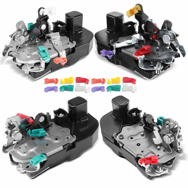 4 Pcs Front & Rear Door Lock Actuator for 2003-2010 Dodge Ram 2500