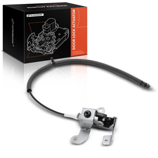 Rear Right Upper Door Lock Actuator with cable for 2017-2022 Ford F-350 Super Duty