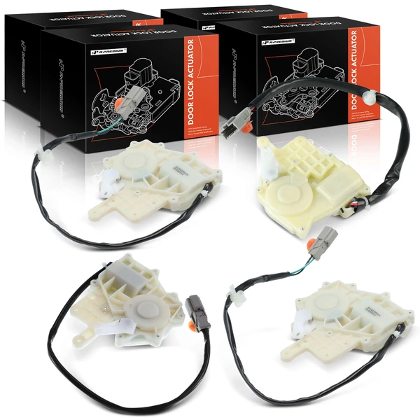 4 Pcs Front & Rear Door Lock Actuator for Honda Civic 96-00 2 Door