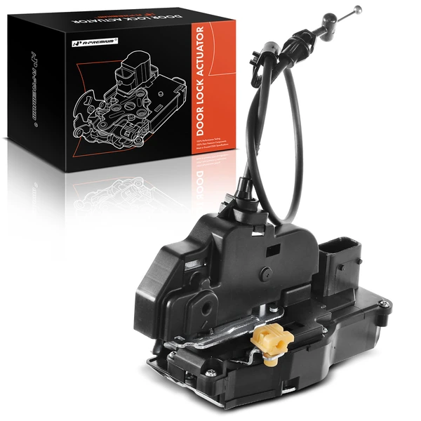 Front Driver Door Lock Actuator for Cadillac STS 2005 2006 2007-2011 Sedan 8-Pin