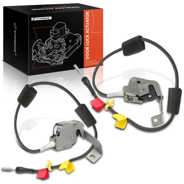 2 Pcs Rear Upper Door Latch with Cable for Ford F-150 1997-2003 F-250 1997-1999