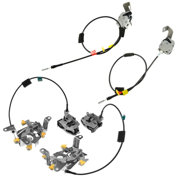 4 Pcs Rear Upper & Lower Door Lock Actuator for Ford F-150 97-03 F-250 97-99