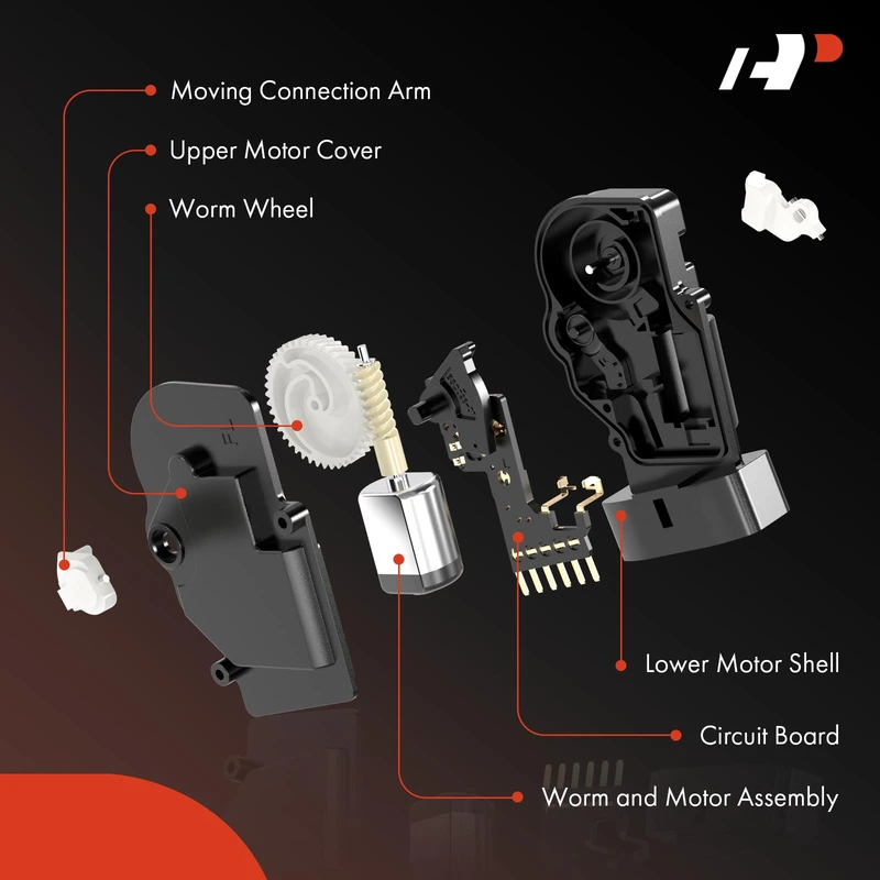2 Pcs Front Door Lock Actuator for Hyundai Accent 1995-1999