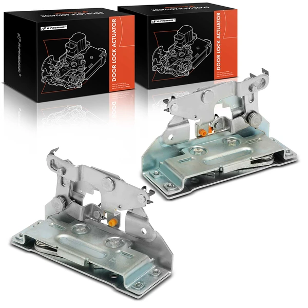 2 Pcs Front Door Lock Actuator for Jeep Wrangler YJ 1991-1995 Full Metal Door