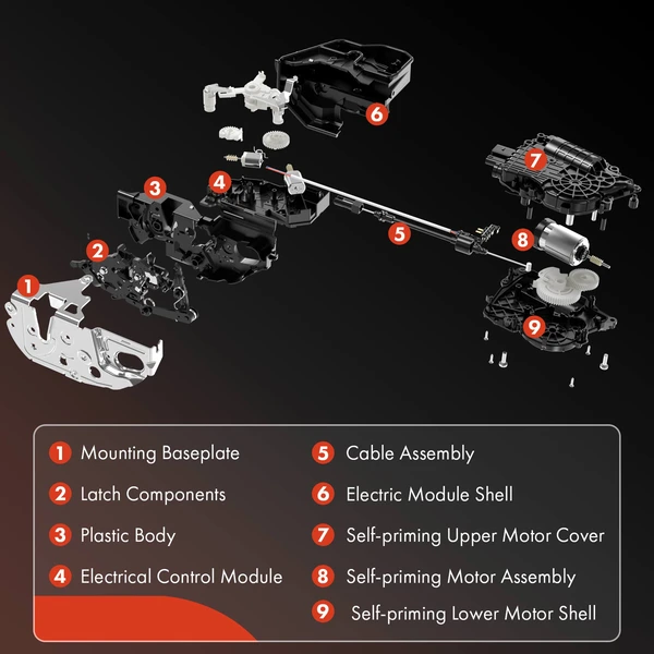 Front Passenger Door Latch Lock Actuator for Jeep Wrangler TJ 01-02