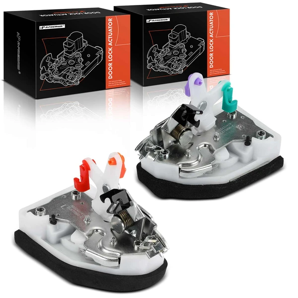 2 Pcs Front Door Lock Actuator for Jeep Wrangler 1997-2002 Full Metal Door