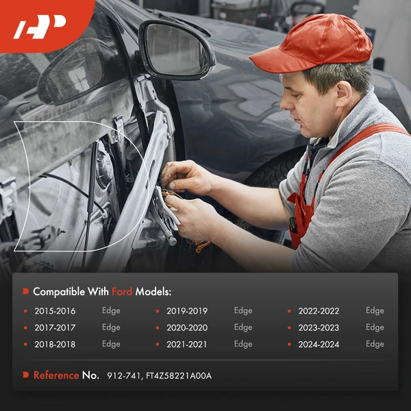 2 Pcs Front Door Latch Release Cable for Ford Edge 2015-2024 19.7 inch