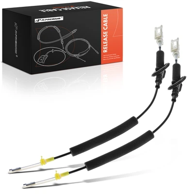 2 Pcs Rear Driver & Passenger Door Latch Release Cable