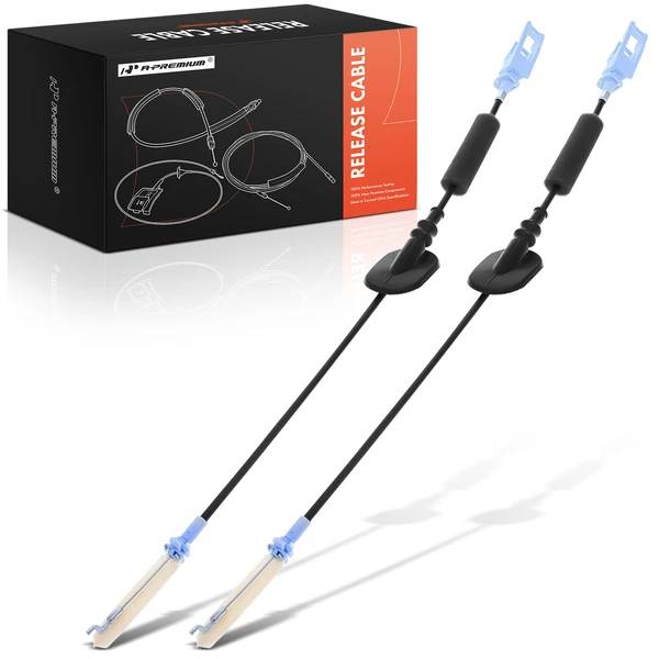 2 Pcs Front Driver & Passenger Door Latch Release Cable for 2013-2020 Lincoln MKZ