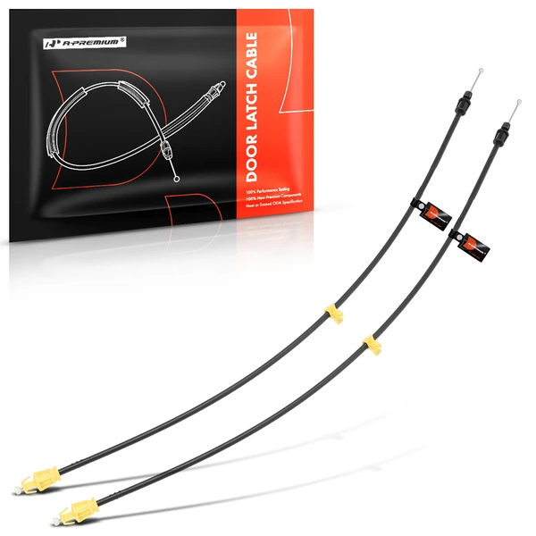 2 Pcs Front Driver & Passenger Door Latch Release Cable for 2006-2011 Chevrolet Impala