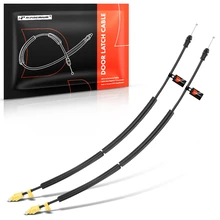 2 Pcs Rear Driver & Passenger Door Latch Release Cable