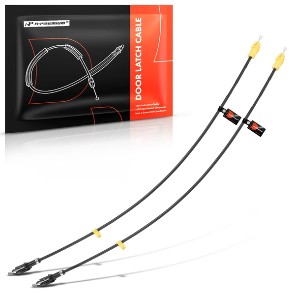 2 Pcs Front Door Latch Release Cable 22.08 inches for Chevy Cobalt 05-10 Pontiac