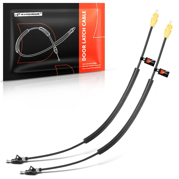 2 Pcs Front Driver & Passenger Door Latch Release Cable for 2005-2010 Pontiac G6