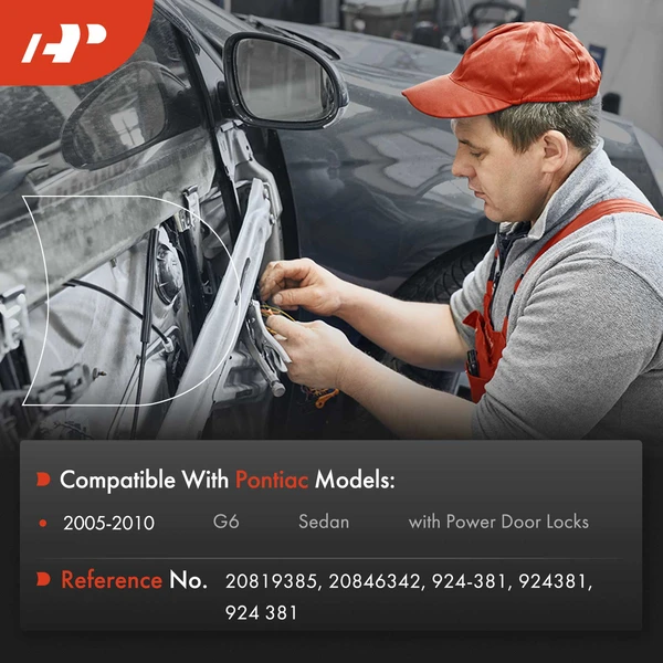 Front Driver or Passenger Door Latch Release Cable for Pontiac G6 2005-2010 Sedan 21.06"