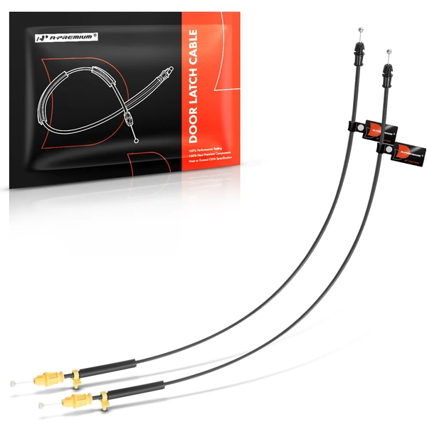 2 Pcs Front Door Latch Release Cable for Chevy Silverado 1500 GMC Sierra 1500 23.26"