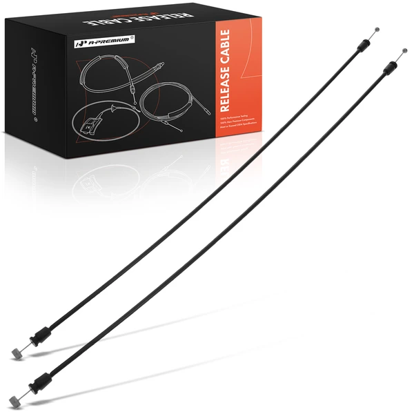 2 Pcs Front Door Latch Release Cable for Ford Ranger 1993-2011 24.4 In