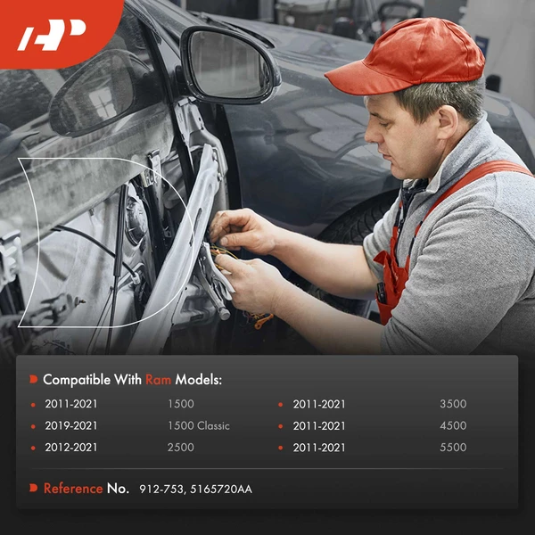 Front Passenger Door Latch Release Cable for Ram 1500 3500 4500 11-21 4.2 inch