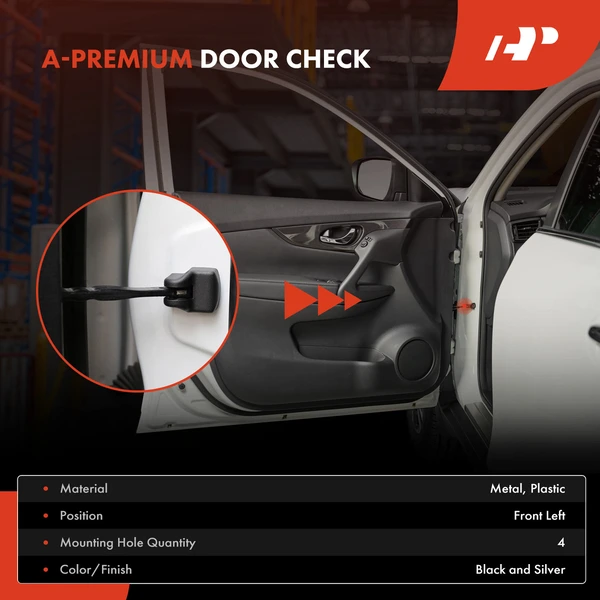 Front Driver Door Check for Chevrolet Trailblazer EXT GMC Envoy XL Buick Saab Olds