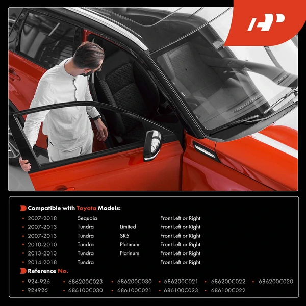 Front Driver or Passenger Door Check for Toyota Tundra Sequoia 2007-2018