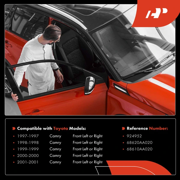 A-Premium APDRC057TW Door Check Front Driver or Passenger