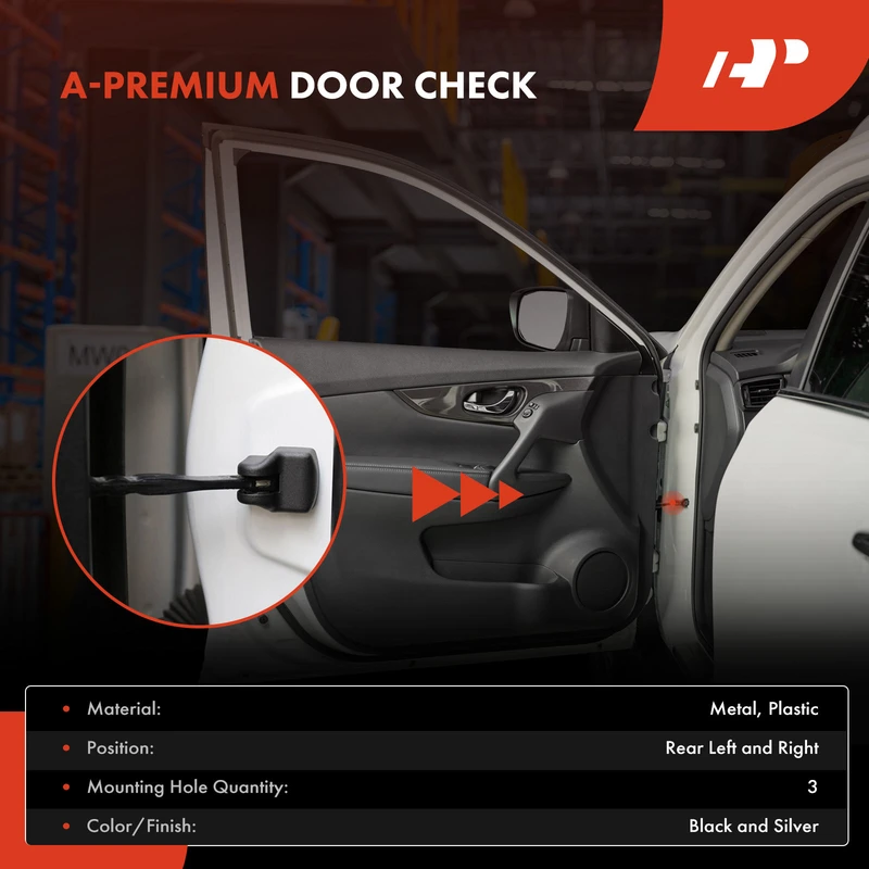 Rear Door Check for Chevy Silverado 1500 GMC Sierra 2500 HD Cadillac Escalade