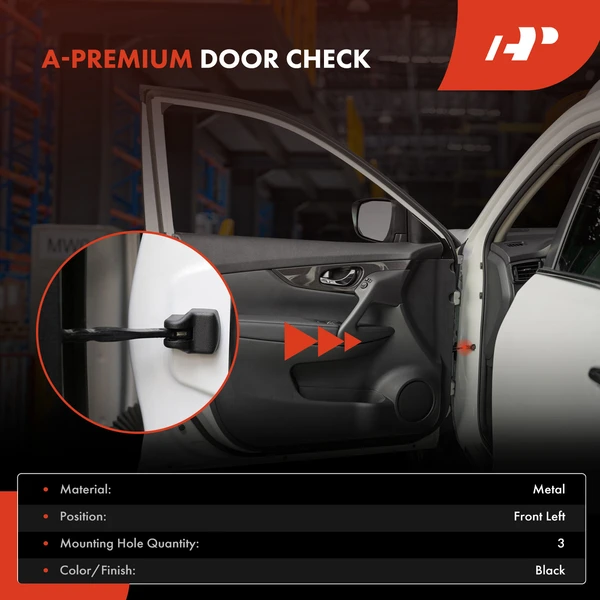 Front Driver Door Check for Volvo 850 1993-1997 S70 V70 1998-2000