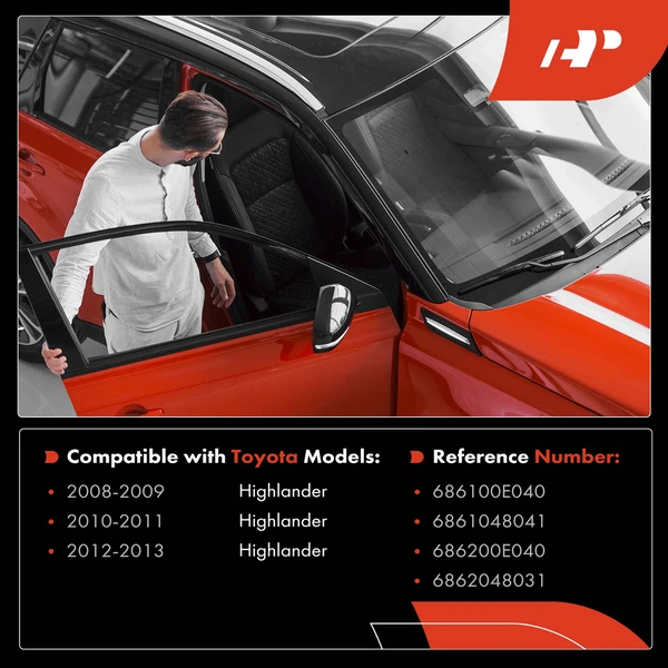 A-Premium APDRC185TW Door Check Front Driver or Passenger