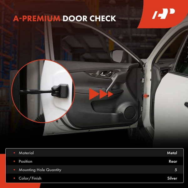 Rear Upper or Lower Tailgate Hinge for 2007-2017 Jeep Wrangler