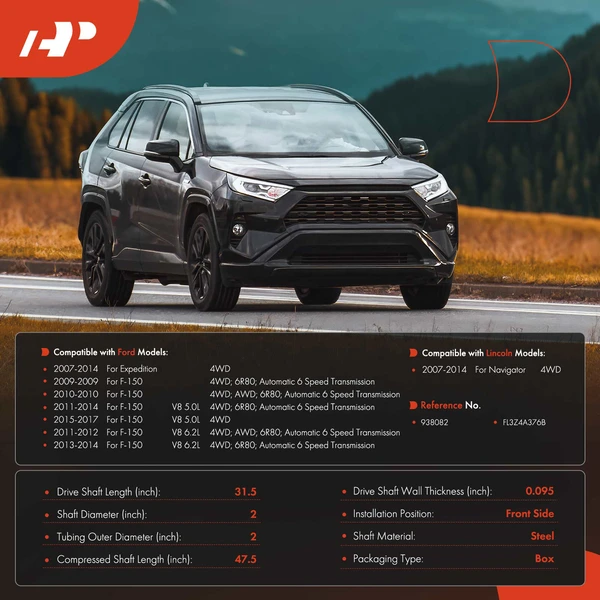 30.20 in. Driveshaft Assembly Front Side A-Premium APDS1248