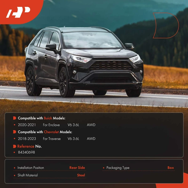 66.65 in. Driveshaft Prop Shaft Assembly Rear Side AWD A-Premium APDS1142