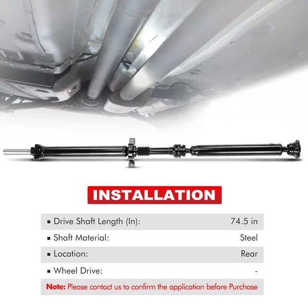 74.50 in. Rear Side Drive Shaft 4WD A-Premium APDS0585