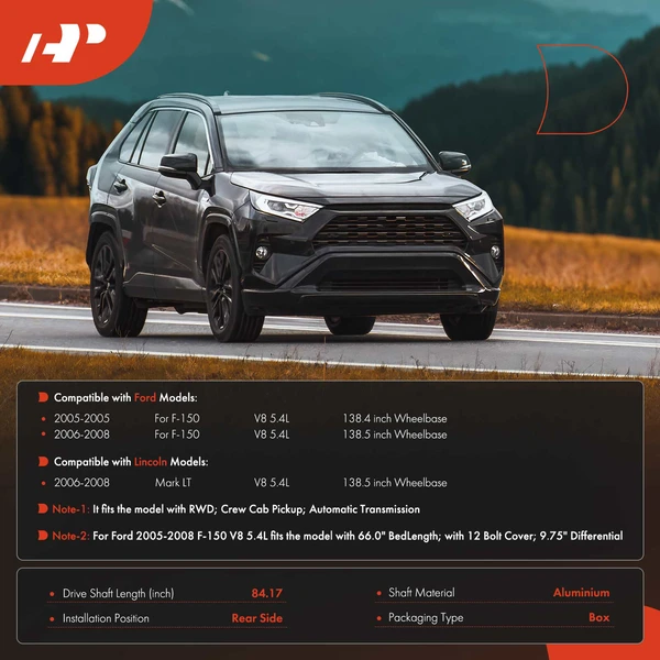 84.17 in. Rear Side Driveshaft Assembly A-Premium APDS1386