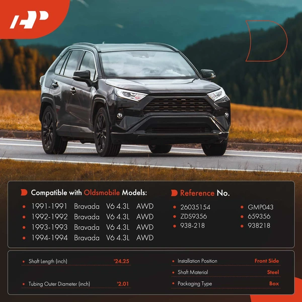 24.25 in. Front Side Drive shaft AWD A-Premium APDS1294