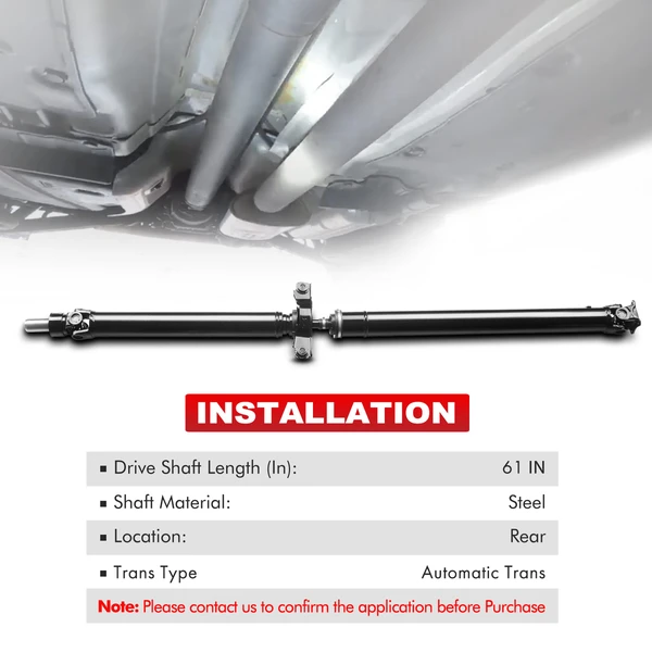 66.25 in. Rear Side Drive Shaft AWD A-Premium APDS0541