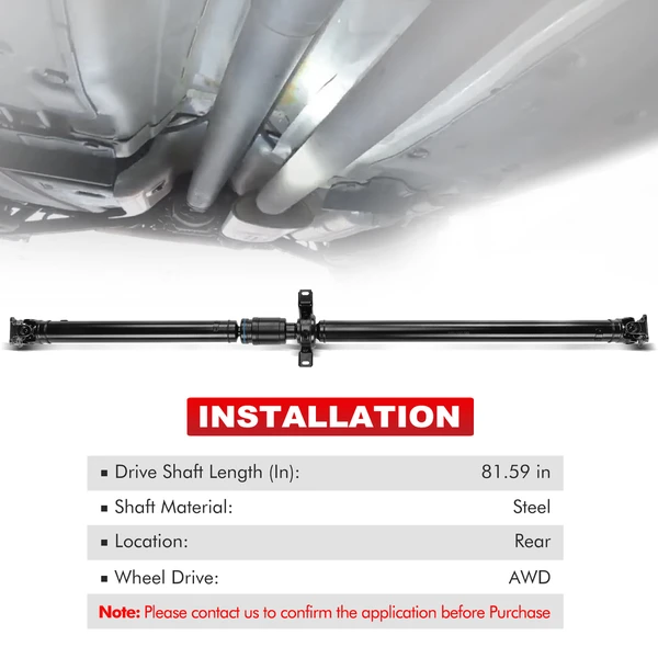 76 in. Rear Side Drive Shaft A-Premium APDS0579