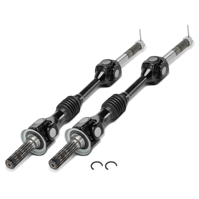 2 Pcs Rear Driveshaft Prop Shaft Assembly