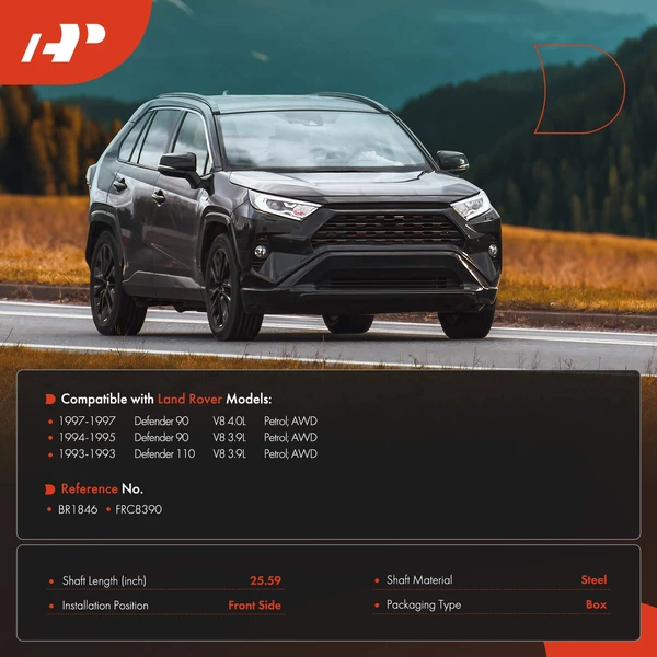 25.59 in. Drive Shaft Front Side AWD A-Premium APDS0388