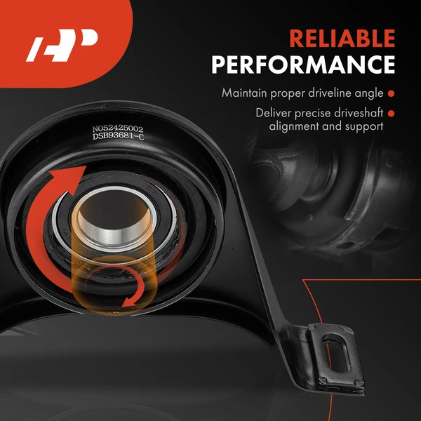 A-Premium APDSB135 Shaft Center Support Bearing Rear Side