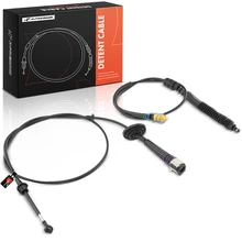 2 Pcs 78.54" & 58.27" Auto Trans Detent Cable for 2002-2003 GMC Sierra 1500 HD