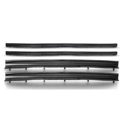 4 Pcs Front & Rear Door Lower Weatherstrip Seal