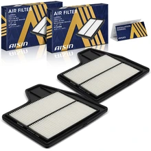 AISIN 2 Pcs Engine Air Filters