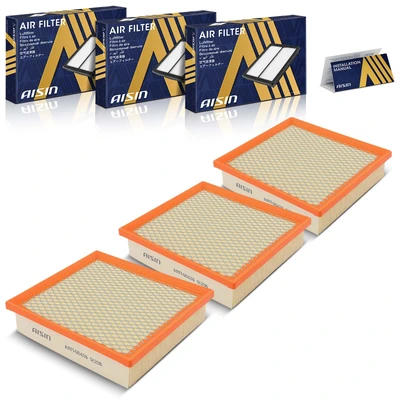 AISIN 3 Pcs Engine Air Filters