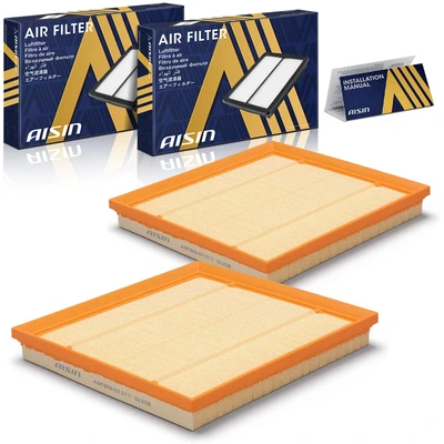 AISIN 2 Pcs Engine Air Filter
