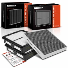3 Pcs Engine Air Filter & Activated Carbon Cabin Air Filter for 2014-2019 INFINITI Q70