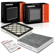 2 Pcs Engine & Activated Carbon Cabin Air Filter for 2022-2024 Ford Maverick