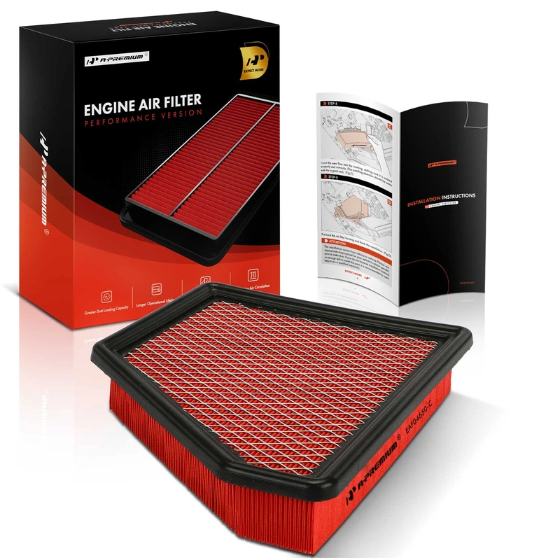 High Performance Engine Air Filter for Chevrolet Equinox GMC Terrain 2010-2017