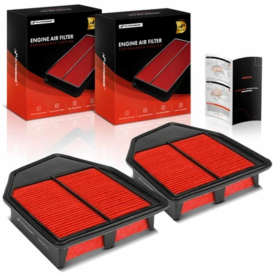 2 Pcs High Performance Engine Air Filter