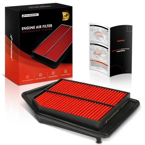 Front High Performance Engine Air Filter for 2013-2017 Honda Accord