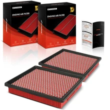 2 Pcs Front High Performance Engine Air Filter for 2011-2014 Chrysler 200