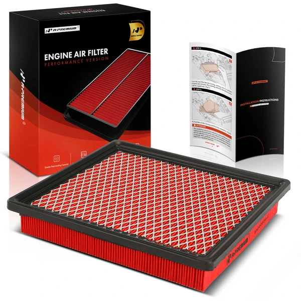 Front High Performance Engine Air Filter for 2001-2007 Dodge Caravan